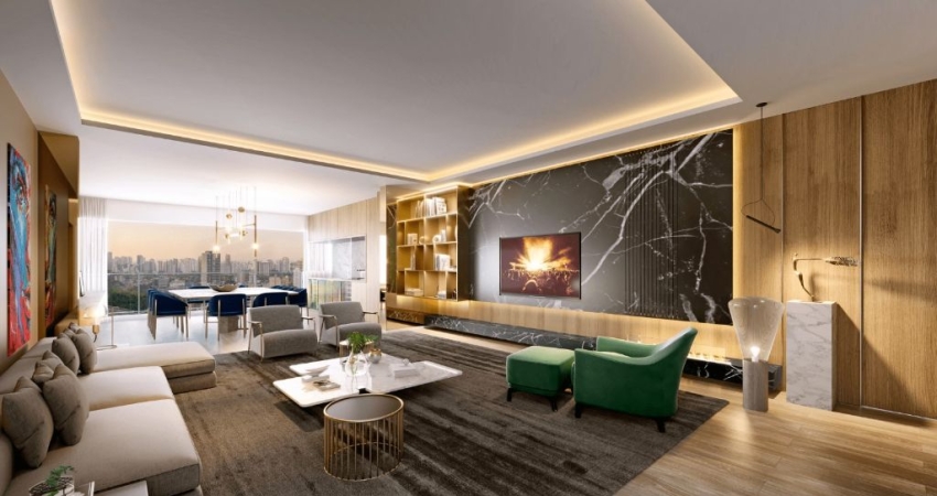 Apartamento alto padrão à venda no condomínio Atmosfera 360 no Brooklin em São Paulo - SP.