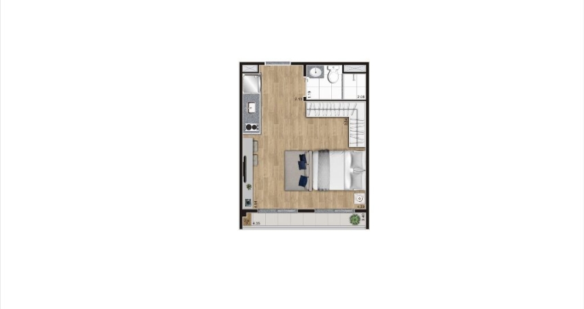 Apartamento à venda no Condomínio KZ Direct Bresser em Móoca em São Paulo - SP