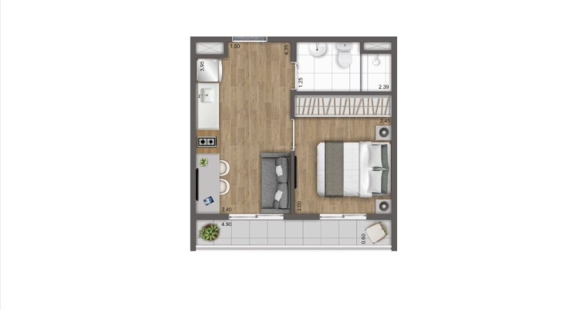 Apartamento à venda no Condomínio Clube Kazzas Tiquatira na Penha em São Paulo - SP