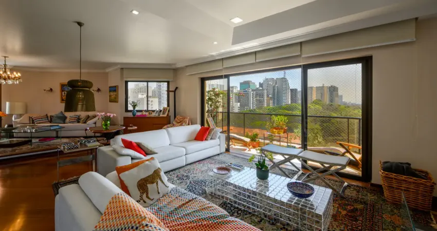 Cobertura duplex alto padrão no condomínio são joão del rey em cerqueira césar em são paulo - sp