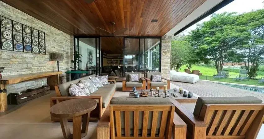 Casa sobrado de alto padrão à venda no condomínio fazenda boa vista em porto feliz - sp