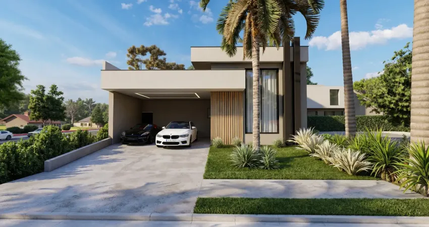 Casa à venda no Residencial Santorini, no Parque Brasil 500, em Paulínia - SP