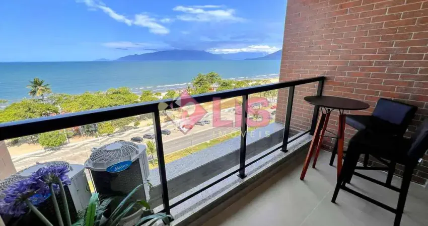 Apartamento para locação definitiva frente mar no Indaiá, Caraguatatuba, SP