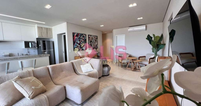 Venha morar neste belo apartamento mobiliado no Aruan com vista para o mar!