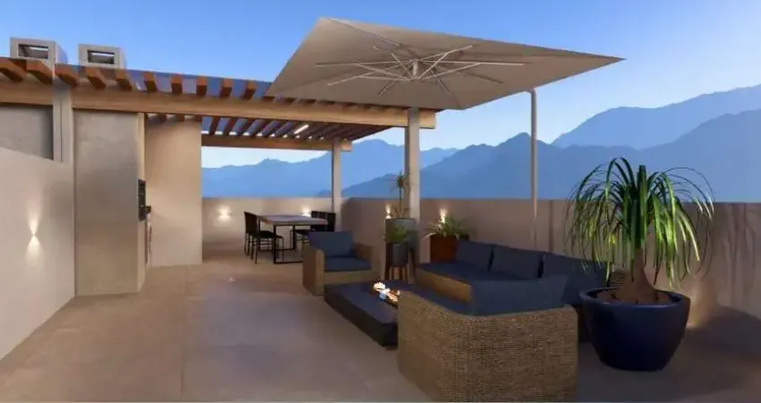 Apartamento com terraço gourmet Massaguaçu, Caraguatatuba, SP