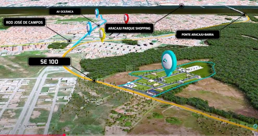 Terreno à venda na SE-100, Olhos D\'água, Barra dos Coqueiros