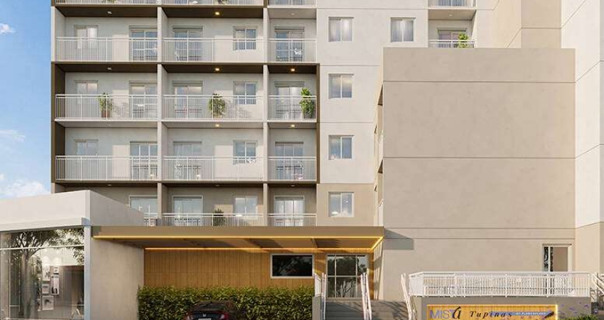 Lançamento Apartamento de 1 dorm., com varanda - Tupinas - Residencial