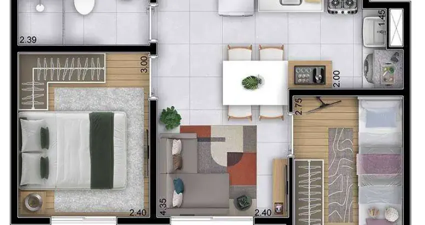 Apartamento com 2 quartos à venda na Avenida Giovanni Gronchi, Vila Andrade, São Paulo