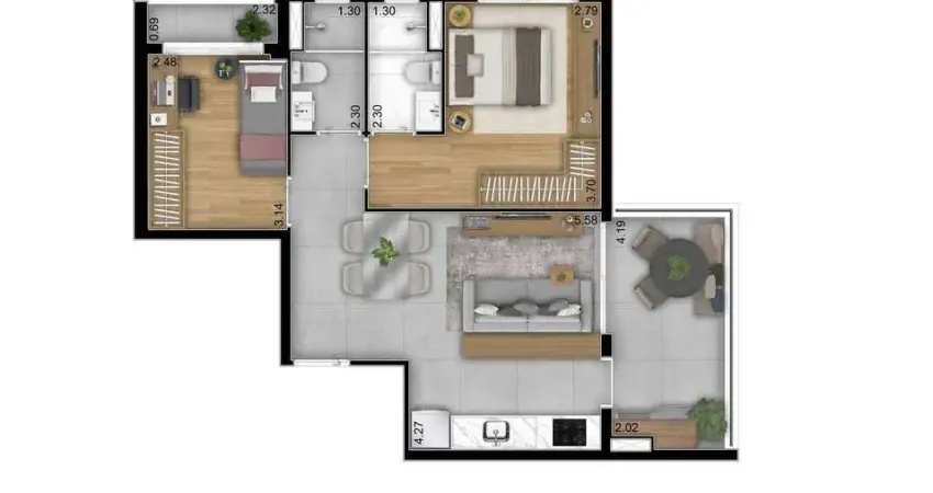 Apartamento com 3 quartos à venda na Avenida do Cursino, Saúde, São Paulo