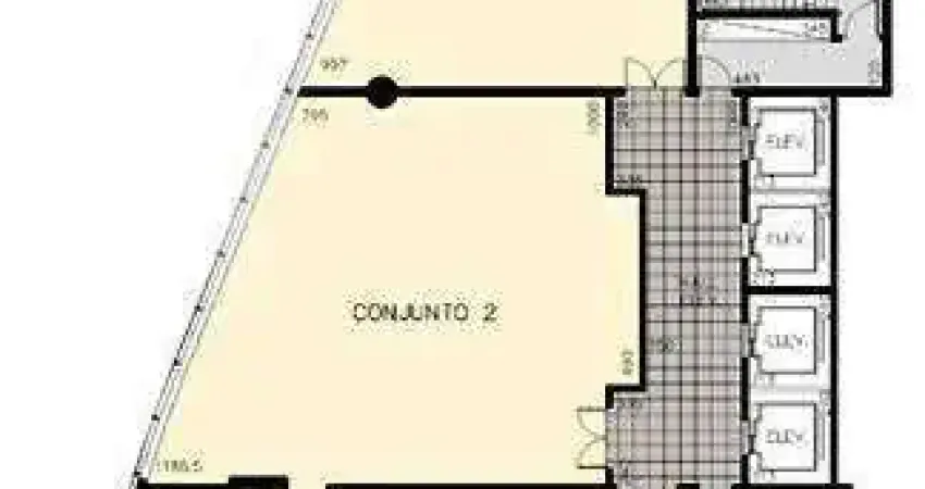 Sala comercial para alugar na Rua Samuel Morse, Cidade Monções, São Paulo