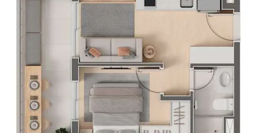 Apartamento com 3 quartos à venda na Rua Guarujá, Mirandópolis, São Paulo