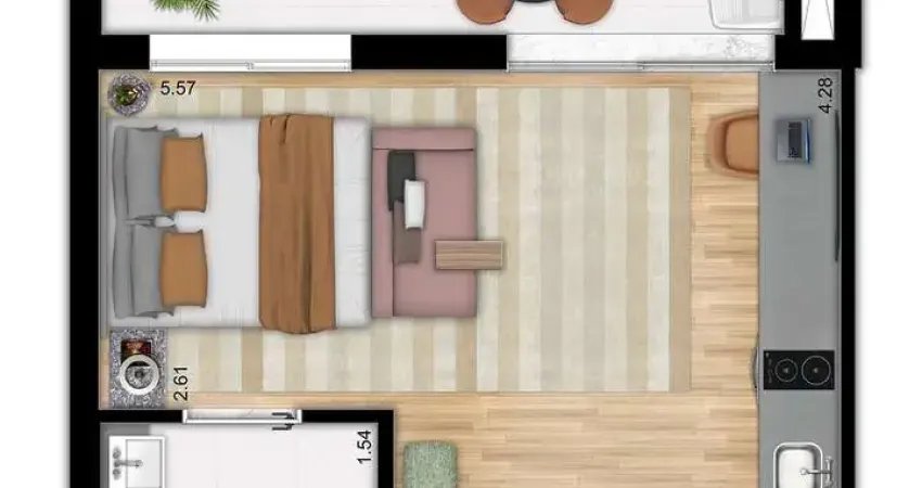 Kitnet / Stúdio à venda na Rua Almirante Marques de Leão, Bela Vista, São Paulo