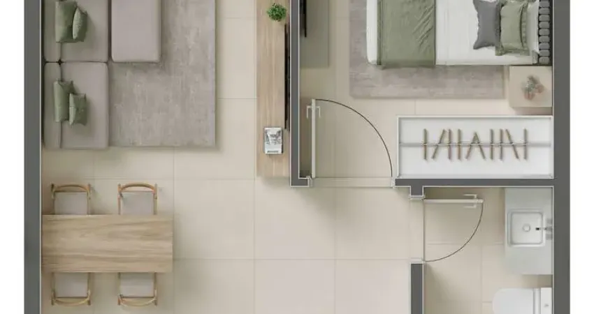 Apartamento com 1 quarto à venda na Avenida das Carinas, Indianópolis, São Paulo