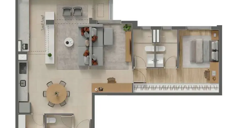 Apartamento com 2 quartos à venda na Avenida das Carinas, Indianópolis, São Paulo