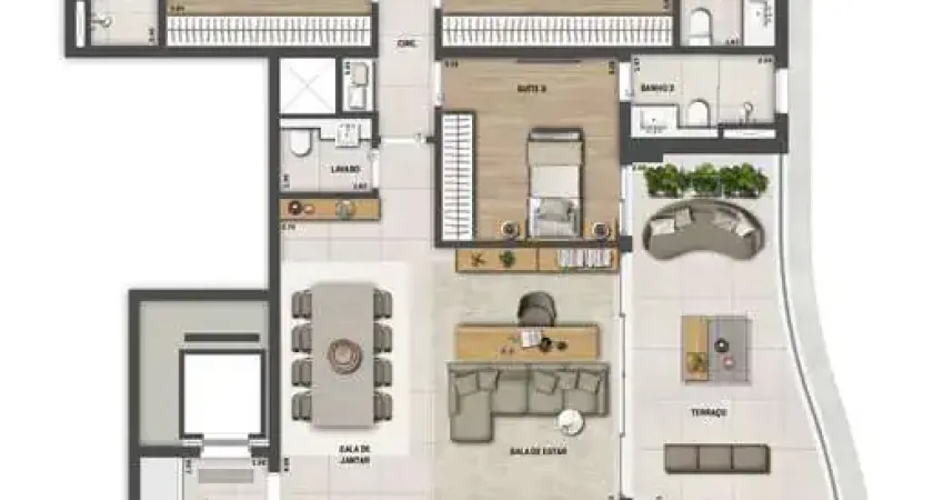 Apartamento com 4 quartos à venda na Rua Marc Chagall (Jardim das Perdizes), Água Branca, São Paulo