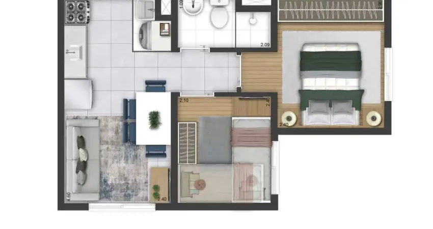 Apartamento com 1 quarto à venda na Rua Francisco Felippe Agost, Jardim Marajoara, São Paulo