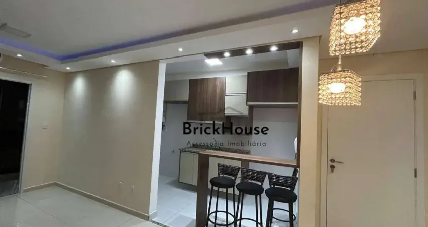 Apartamento com 3 dormitórios, 75 m² - venda por r$ 650.000,00 ou aluguel por r$ 3.800,00/mês - bairro do cambará - são roque/sp