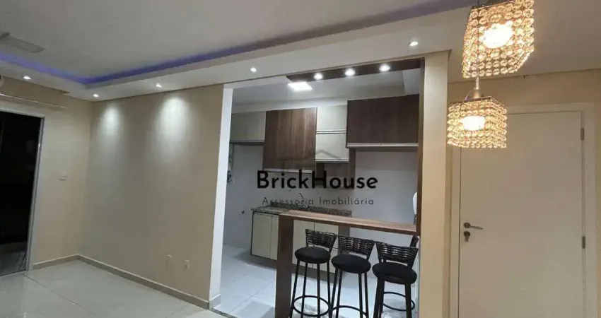 Apartamento com 3 dormitórios, 75 m² - venda por r$ 650.000,00 ou aluguel por r$ 3.800,00/mês - bairro do cambará - são roque/sp