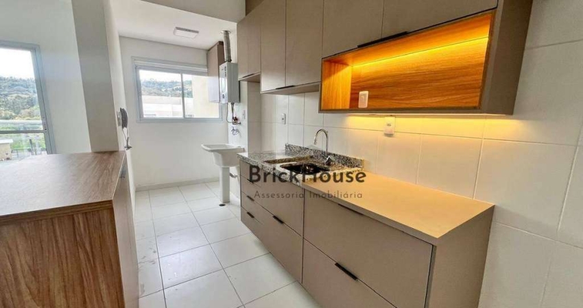 Apartamento com 2 dormitórios para alugar, 52 m² por R$ 2.700,00/mês - Bairro Do Cambará - São Roque/SP