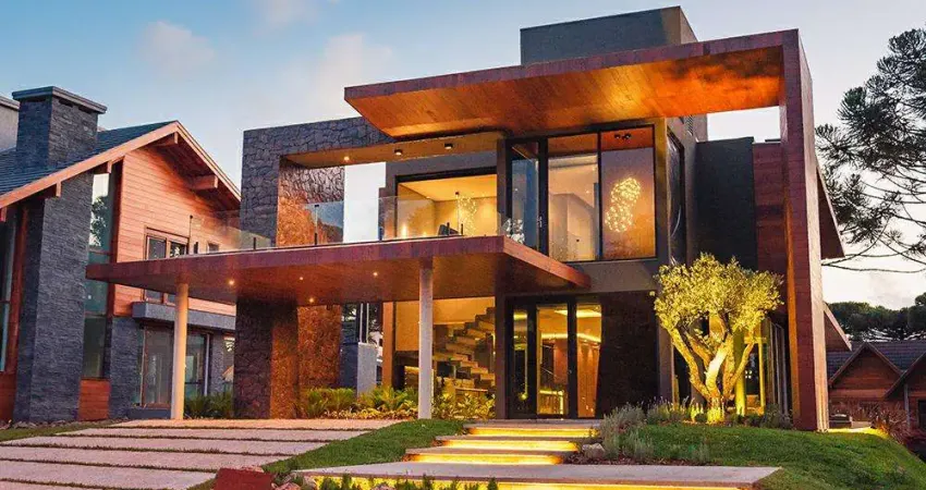 Casa 04 Dorm. à venda no Bairro Aspen Mountain com 588 m² de área privativa - 2 vagas de garagem