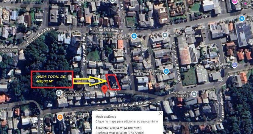 Terreno à venda no Bairro Floresta com 408 m² de área privativa