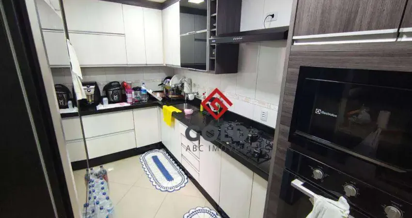 Cobertura com 2 dormitórios à venda, 114 m² por r$ 565.000,00 - parque das nações - santo andré/sp