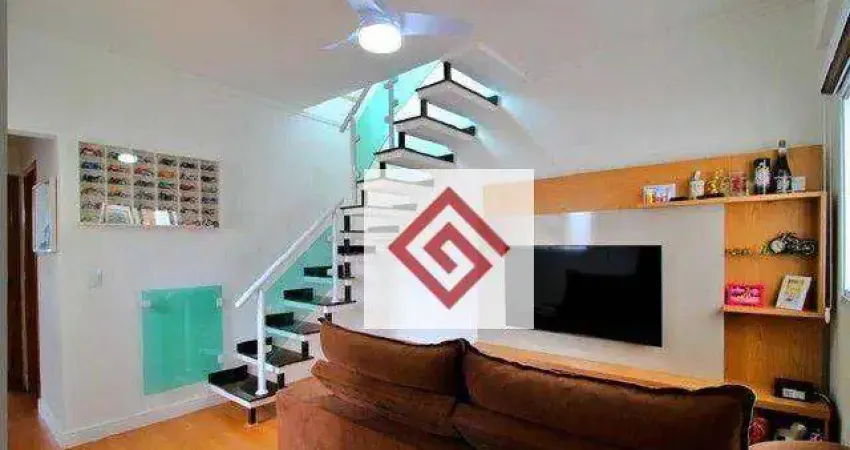 Cobertura à venda, 88 m² por R$ 435.000,00 - Vila Tibiriçá - Santo André/SP