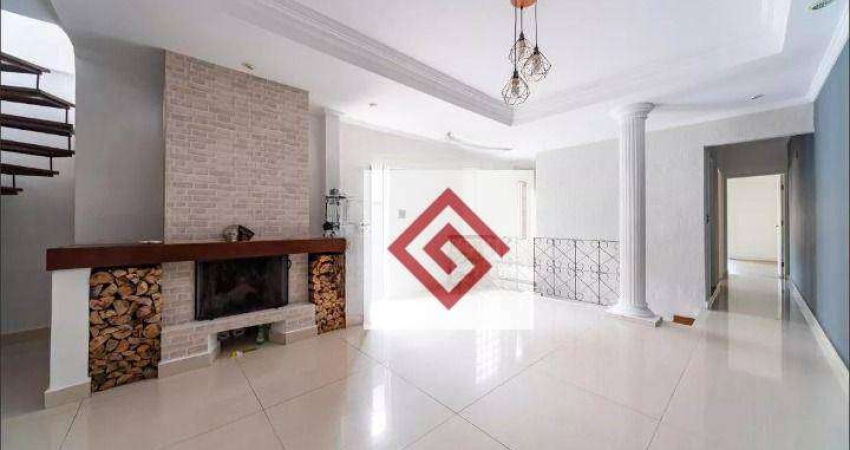 Sobrado com 3 dormitórios para alugar, 250 m² por R$ 4.618,57/mês - Vila Scarpelli - Santo André/SP