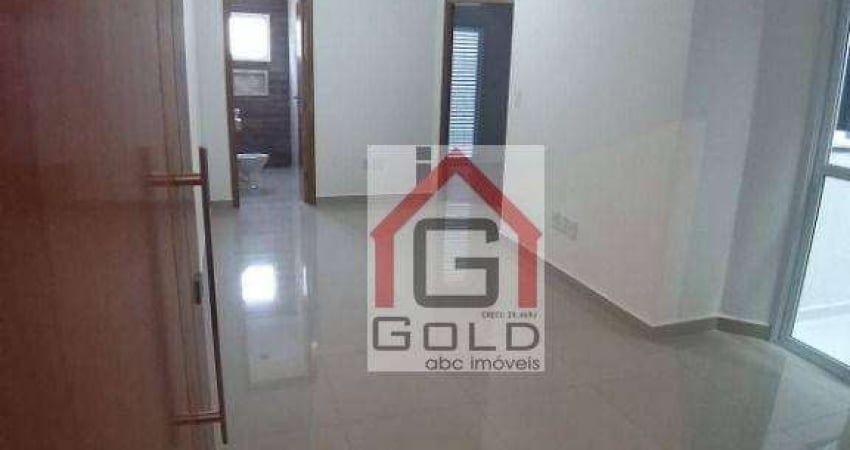 Apartamento com 2 dormitórios à venda, 50 m² por r$ 355.000,00 - parque erasmo assunção - santo andré/sp