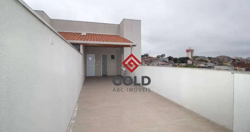 Cobertura com 2 dormitórios à venda, 98 m² por r$ 444.893,00 - jardim santo alberto - santo andré/sp