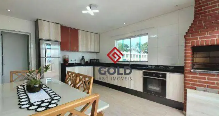 Cobertura com 2 dormitórios à venda, 100 m² por r$ 398.000,00 - parque novo oratório - santo andré/sp