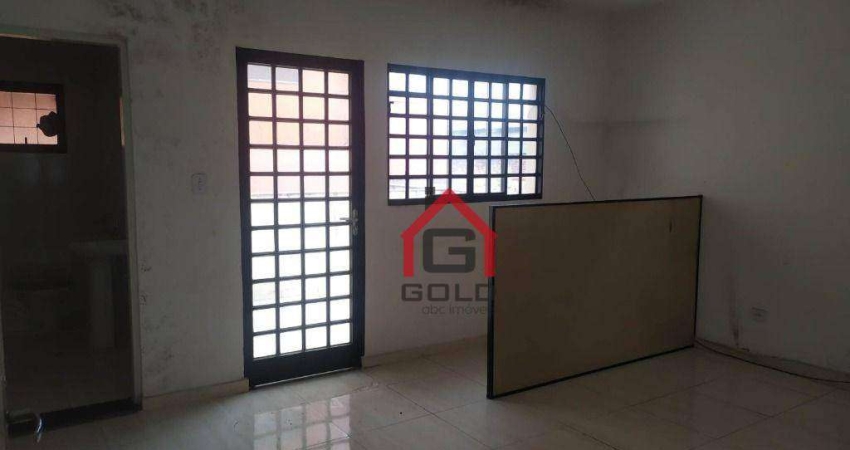Sala para alugar, 50 m² por R$ 899,00/mês - Utinga - Santo André/SP