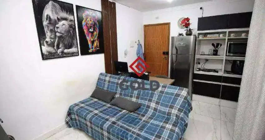 Apartamento com 2 dormitórios, 44 m² - venda por R$ 360.000,00 ou aluguel por R$ 1.953,00/mês - Vila Curuçá - Santo André/SP