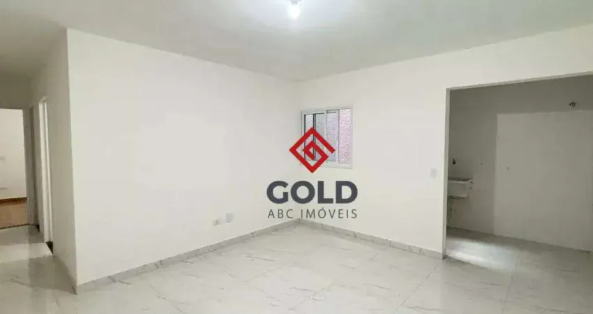 Apartamento com 2 dormitórios à venda, 55 m² por R$ 375.000,00 - Campestre - Santo André/SP