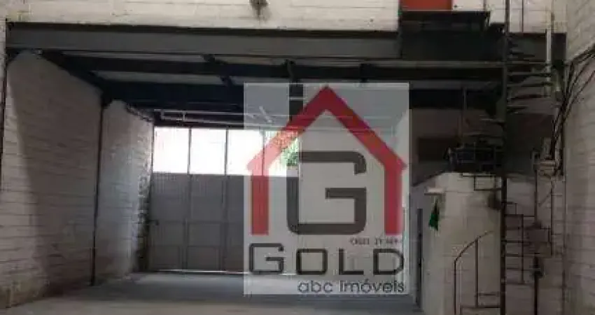 Galpão, 715 m² - venda por r$ 2.000.000,00 ou aluguel por r$ 18.700,00/mês - vila sacadura cabral - santo andré/sp