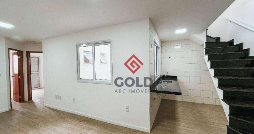 Cobertura com 2 dormitórios à venda, 88 m² por R$ 530.000,00 - Parque das Nações - Santo André/SP
