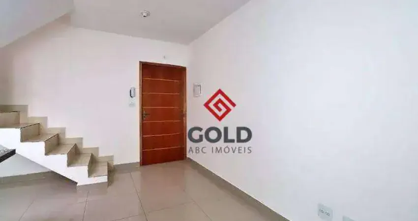 Cobertura com 2 dormitórios para alugar, 110 m² por r$ 2.770,04/mês - santa teresinha - santo andré/sp