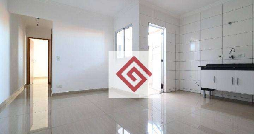 Apartamento com 2 dormitórios para alugar, 56 m² por R$ 1.728,15/mês - Parque Capuava - Santo André/SP