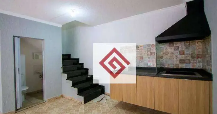 Sobrado com 3 dormitórios, 114 m² - venda por R$ 620.000,00 ou aluguel por R$ 3.249,44/mês - Vila Pires - Santo André/SP