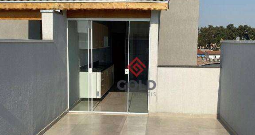 Cobertura à venda, 104 m² por R$ 530.000,00 - Vila Camilópolis - Santo André/SP