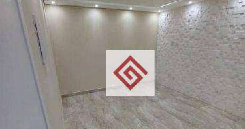 Apartamento com 2 dormitórios à venda, 56 m² por R$ 410.000,00 - Vila Scarpelli - Santo André/SP