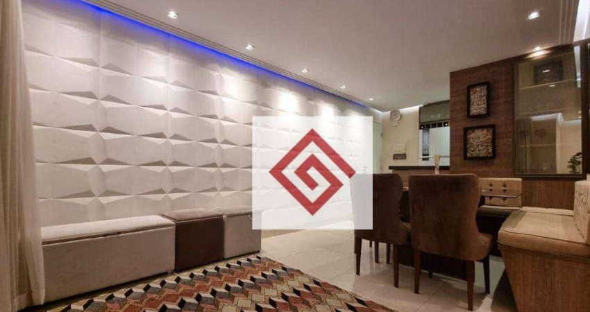 Apartamento com 3 dormitórios à venda, 64 m² por R$ 530.000 - Utinga - Santo André/SP