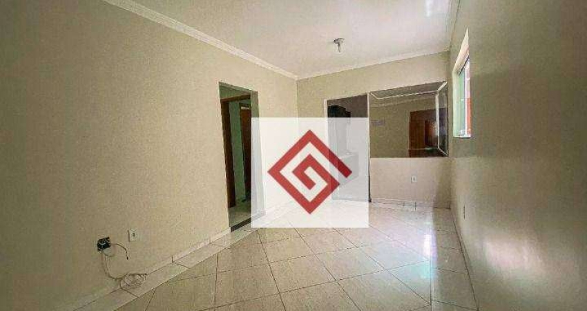 Apartamento com 2 dormitórios para alugar, 64 m² por R$ 2.005,37/mês - Parque Erasmo Assunção - Santo André/SP