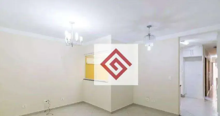 Apartamento com 3 dormitórios para alugar, 90 m² por R$ 3.415,59/mês - Vila Assunção - Santo André/SP