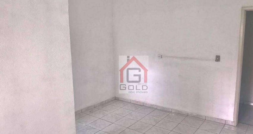Kitnet com 1 dormitório para alugar, 35 m² por R$ 1.005,13/mês - Bangu - Santo André/SP