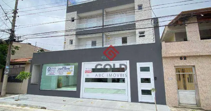 Cobertura com 2 dormitórios à venda, 100 m² por R$ 465.000,00 - Utinga - Santo André/SP