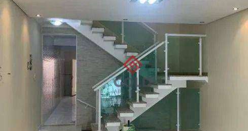 Sobrado com 3 dormitórios à venda, 139 m² por R$ 795.000,00 - Vila Bartira - Santo André/SP