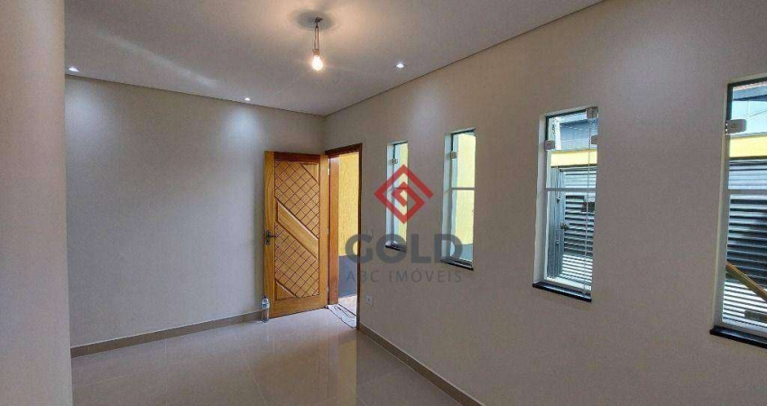 Sobrado com 2 dormitórios para alugar, 89 m² por R$ 2.826,50/mês - Parque Oratório - Santo André/SP