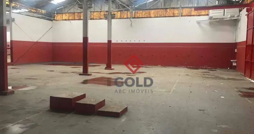 Galpão para alugar, 1109 m² por R$ 51.716,87/mês - Paraíso - Santo André/SP