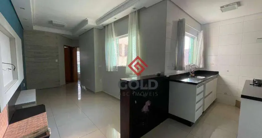 Cobertura para alugar, 100 m² por r$ 2.640,00/mês - parque novo oratório - santo andré/sp